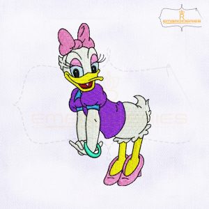 Daisy Duck Machine Embroidery Design